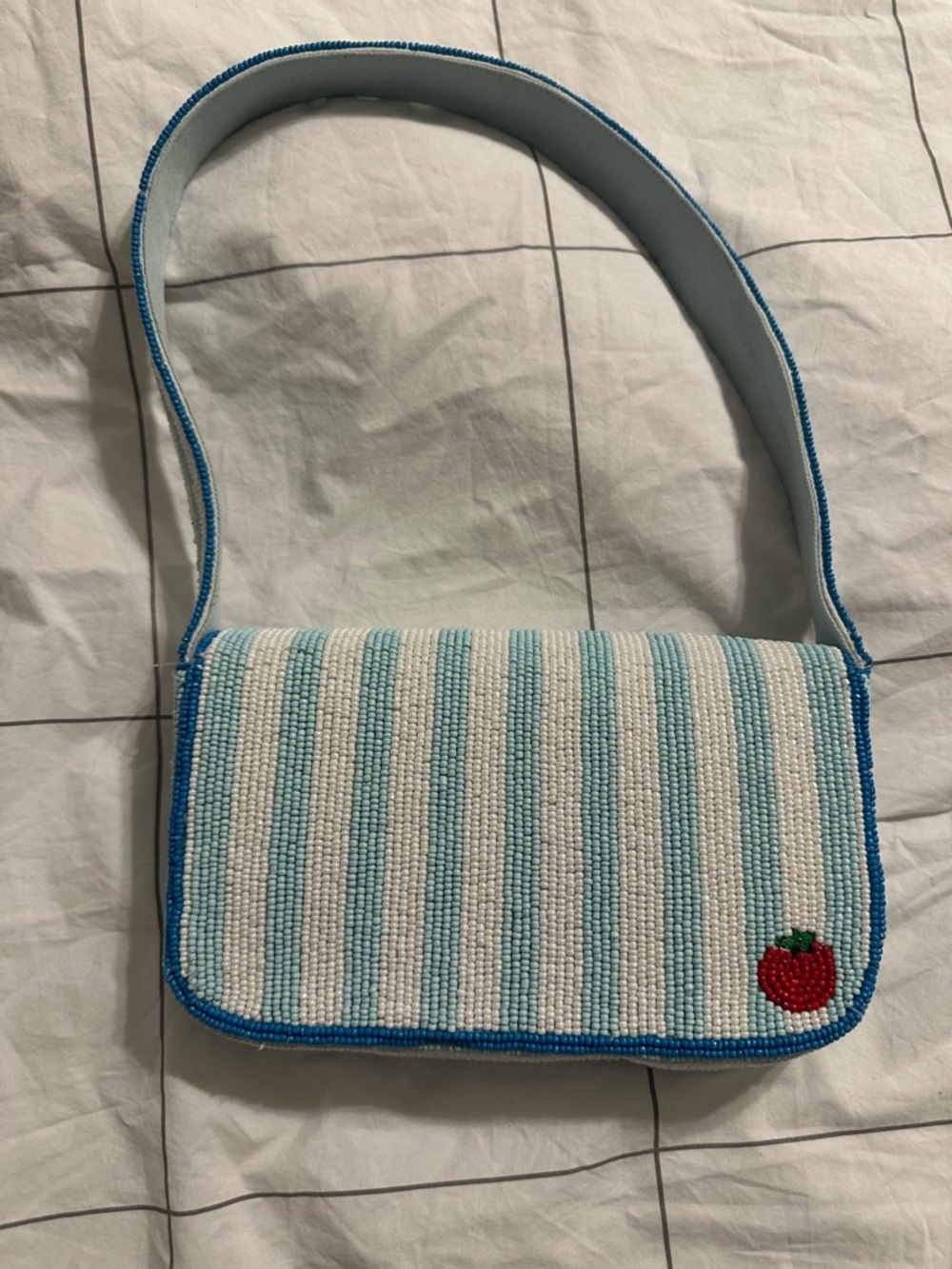 NWT Anthropologie Fiona Beaded Bag: Food & Drink Edition Bon Appetit - Picture 4 of 6